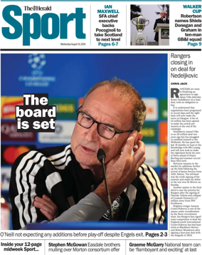 Cover of Herald Sport