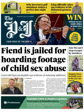 Cover of The Press and Journal (Inverness Highlands and Islands)