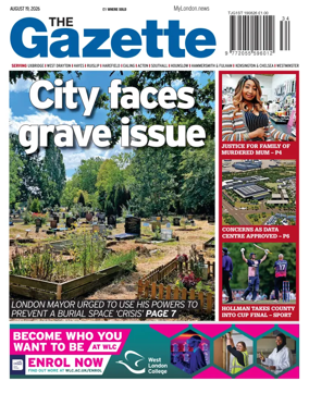 Cover of Uxbridge Gazette