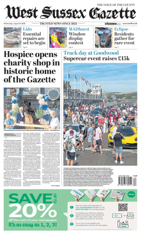 Cover of West Sussex Gazette