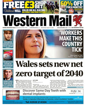 Cover of Western Mail