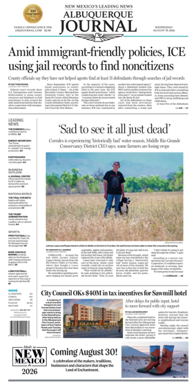Cover of Albuquerque Journal