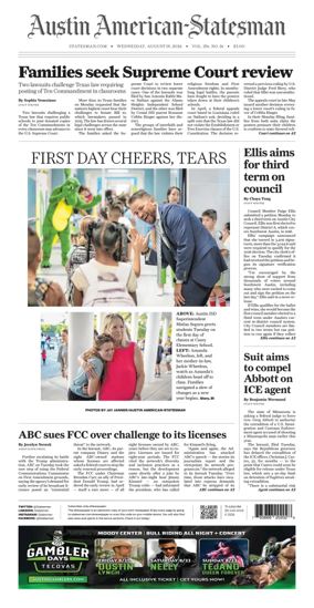 Cover of Austin American-Statesman