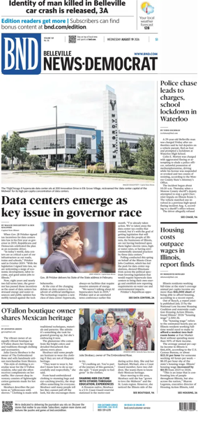 Cover of Belleville News-Democrat