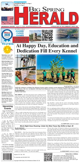 Cover of Big Spring Herald