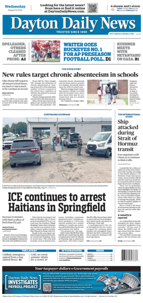 Cover of Dayton Daily News