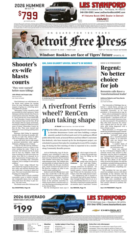 Cover of Detroit Free Press