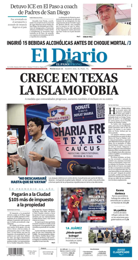 Cover of El Diario de El Paso