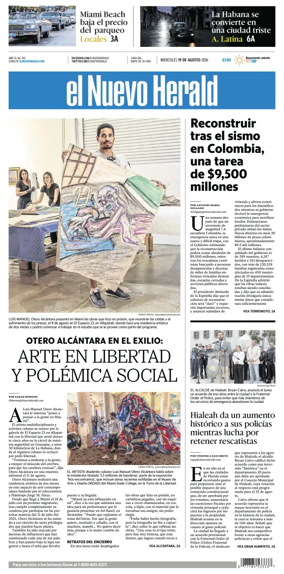 Cover of El Nuevo Herald