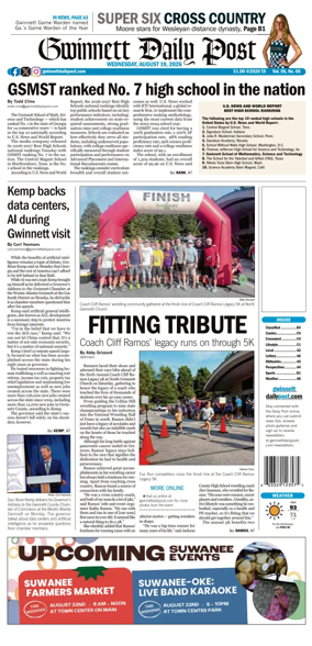 Cover of Gwinnett Daily Post