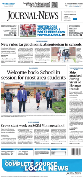 Cover of Hamilton Journal News