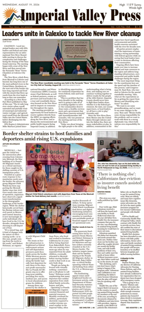 Cover of Imperial Valley Press