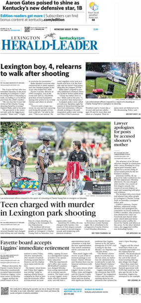Cover of Lexington Herald-Leader