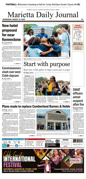 Cover of Marietta Daily Journal