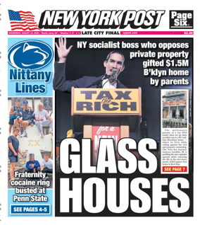 Cover of New York Post
