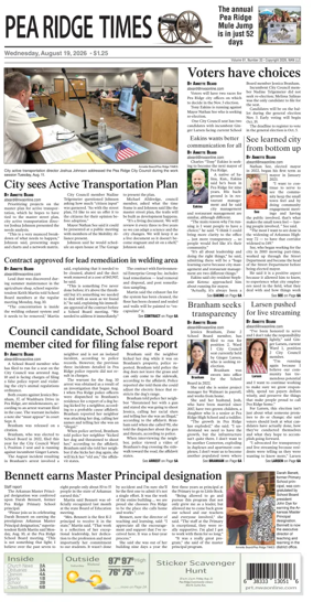 Cover of Pea Ridge Times