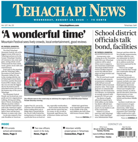 Cover of Tehachapi News