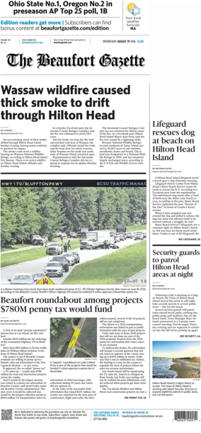 Cover of The Beaufort Gazette