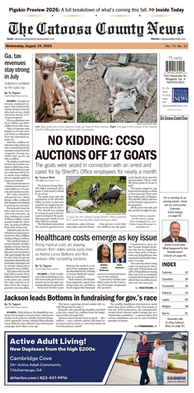 Cover of The Catoosa County News