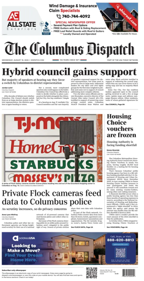 Cover of The Columbus Dispatch