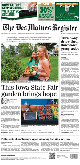 Cover of The Des Moines Register