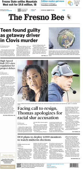 Cover of The Fresno Bee
