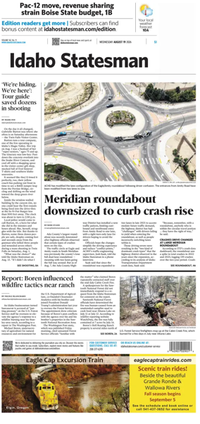Cover of The Idaho Statesman