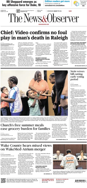 Cover of The News & Observer