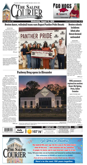 Cover of The Saline Courier