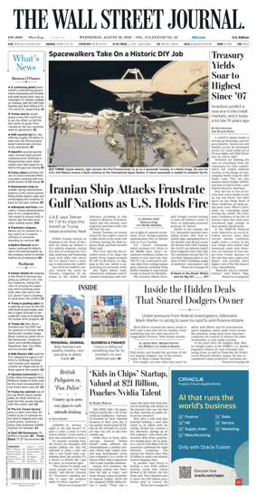 Cover of The Wall Street Journal