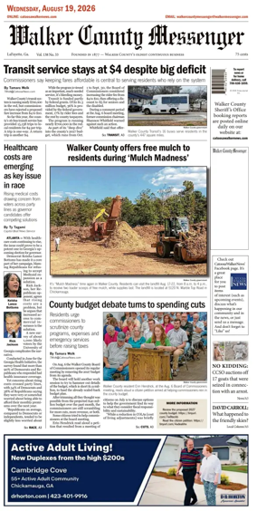 Cover of Walker County Messenger