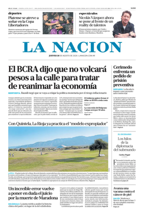 Cover of La Nacion