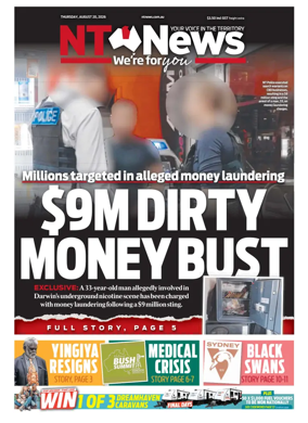 Cover of NT News