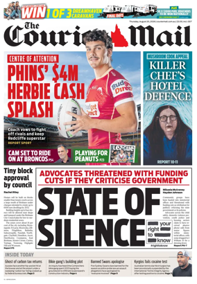 Cover of The Courier-Mail