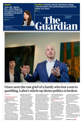 Cover of The Guardian Australia