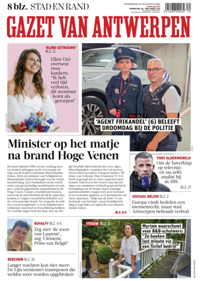 Cover of Gazet van Antwerpen Stad en Rand