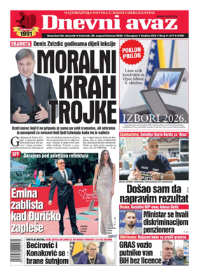 Cover of Dnevni avaz