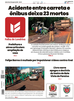 Cover of Folha de Londrina