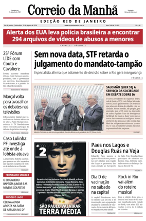 Cover of Jornal Correio da Manha