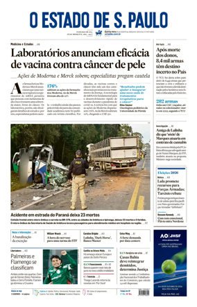 Cover of O Estado de S. Paulo