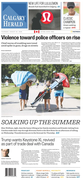 Cover of Calgary Herald