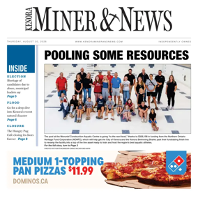 Cover of Kenora Daily Miner and News