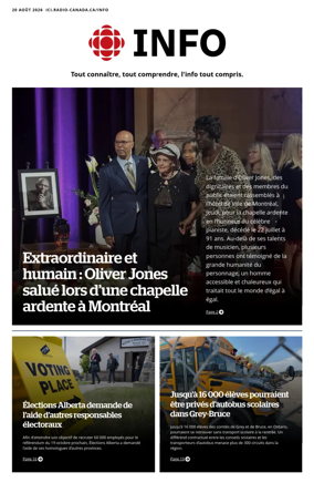 Cover of Radio-Canada Info