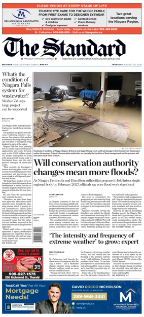 Cover of The Standard (St. Catharines)
