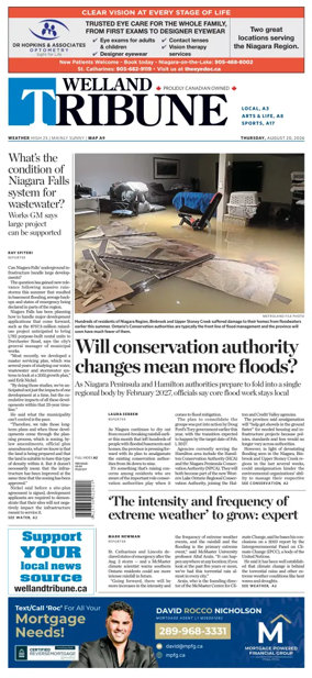 Cover of The Welland Tribune