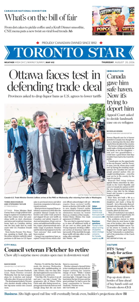 Cover of Toronto Star
