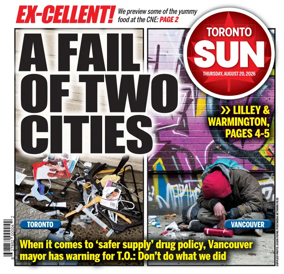 Cover of Toronto Sun