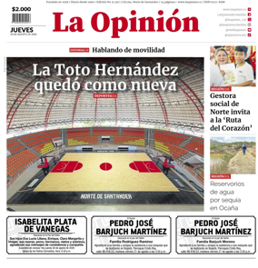 Cover of La Opinion