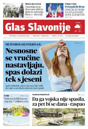 Cover of Glas Slavonije