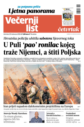 Cover of Vecernji list - Hrvatska